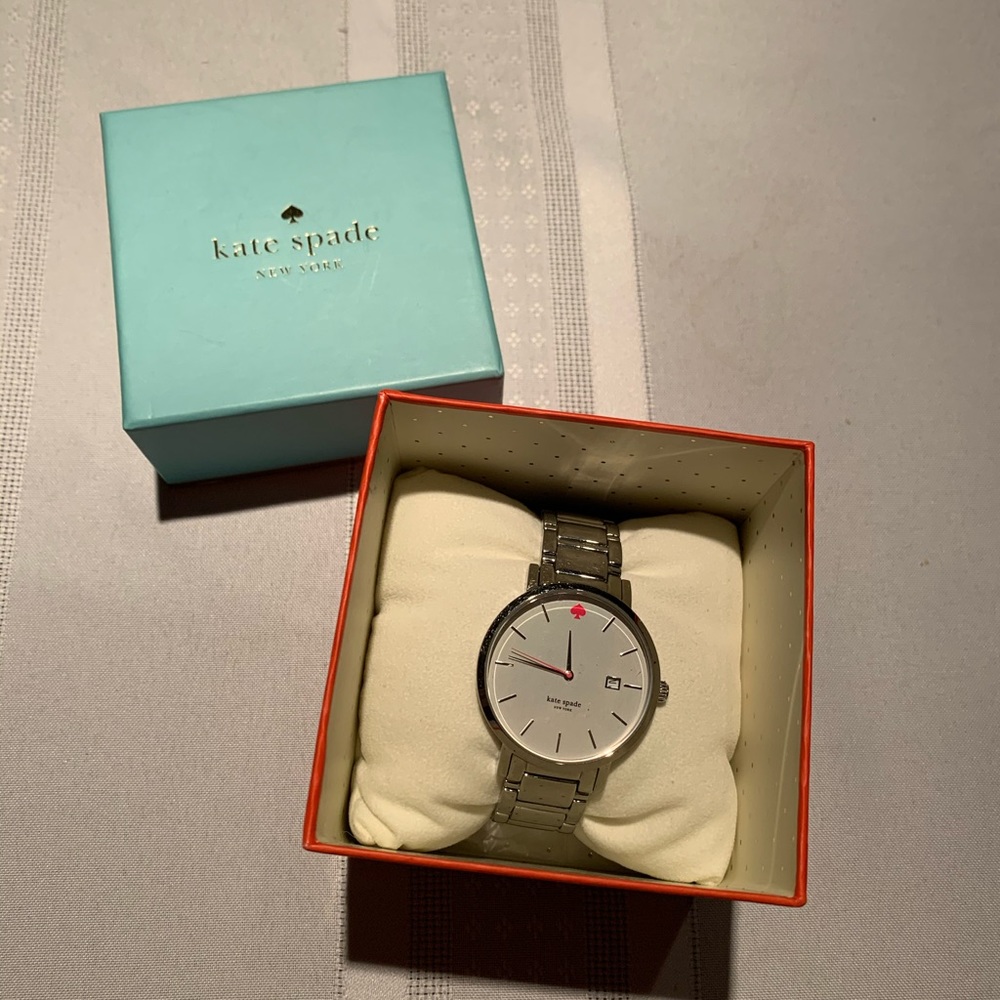 Kate Spade Gramercy Grand watch women’s - silver